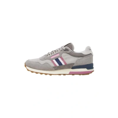 Afbeelding van Pepe Jeans Kingston Heritage Sneakers laag, Dames, Maat: 36, Dusty pale pink Leer en textiel