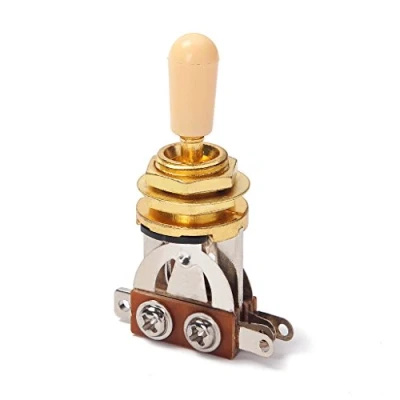 Afbeelding van Alnicov Les Paul LP 3 weg microfoon selector voor elektrische gitaar, crèmekleurig