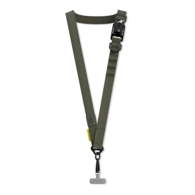 Afbeelding van RHINOSHIELD telefoonriem Magnetische gesp met supersnel bevestigingssysteem, extra gespen voor het ophangen van accessoires (adapter telefoonkoord inbegrepen) kaki groen