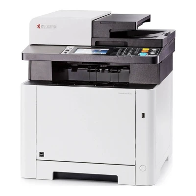 Image de Kyocera ECOSYS M5526cdn Imprimante multifonctions couleur laser Legal (216 x 356 mm)/A4 (210 297 mm) (original) A4/Legal (support) jusqu&#039;à 26 ppm (copie) (impression) 300 feuilles 33.6 Kbits/s USB 2.0 Gigabit LAN h