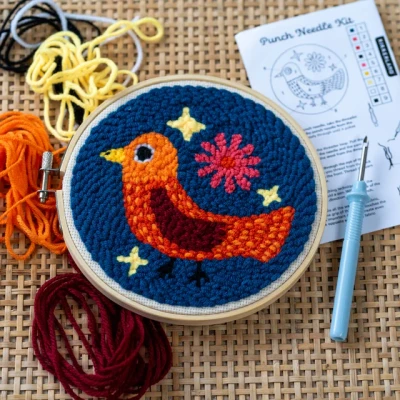Afbeelding van Punch Needle Set Vogel