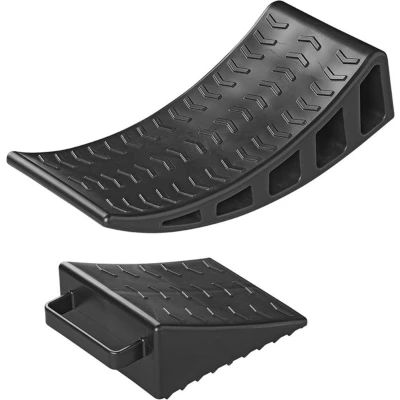 Afbeelding van Pro Plus Oprijblok Leveller Rond met Keg 370 x 150 100 mm Zwart