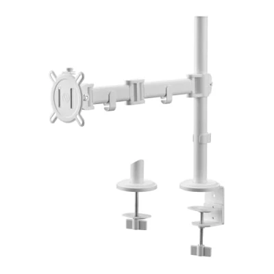 Afbeelding van One For All DM2120 Smart line universele monitorsteun enkele monitorarm VESA 100x100 wit