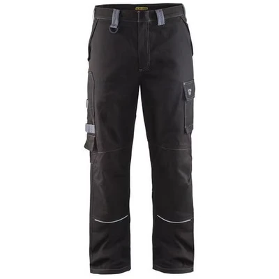 Image de Pantalon retardant flamme noir/gris