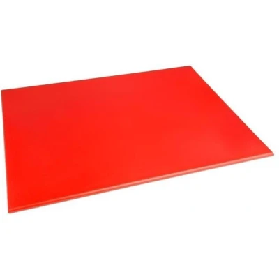Afbeelding van Hygiplas HDPE snijplank rood 600x450x12mm