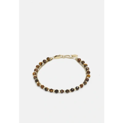 Afbeelding van Fossil Damesarmband van Roestvrij staal of messing met karabijnsluiting schuiver, staal, Geen edelsteen