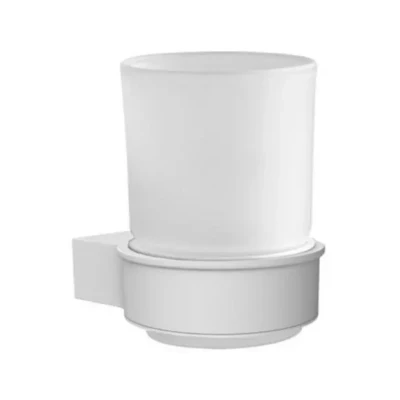 Afbeelding van LOFT GAME Bekerhouder Inclusief beker in glas Mat gelakt Wit hangend