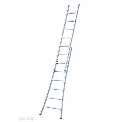 Afbeelding van Solide 2 delige reformladder 2x7 sporten gebogen voet