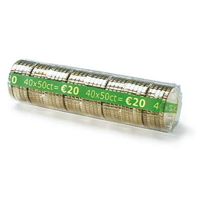 Afbeelding van Monetique L100TC050 muntzakjes, 0,50 euro, 100 stuks
