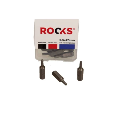 Afbeelding van ROOKS OK 07.0021 Set schroevendraaierbits Kunststof cassette 10