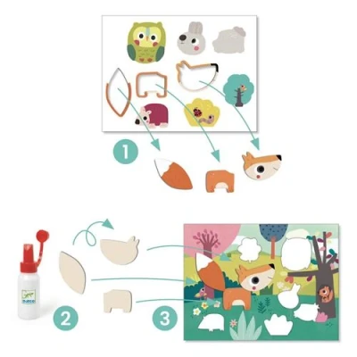 Image de Coffret Djeco Mes premiers collages