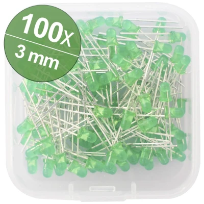 Afbeelding van Quadrios LED assortiment Groen 3 mm 20 mA 2.0 V