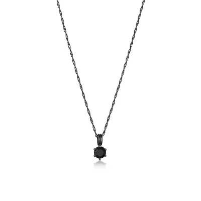 Afbeelding van Kuzzoi Kristalle Ketting, Heren, Maat: 60, Schwarz