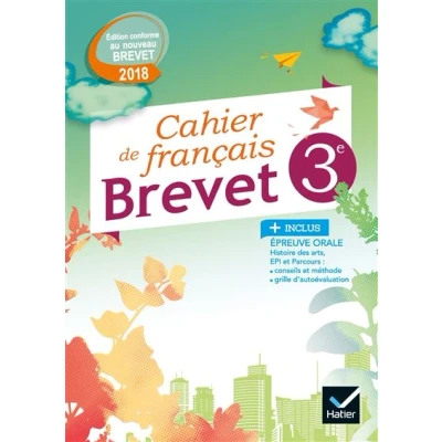 Image de Cahier de Français 3e Spécial Brevet Éd. 2018