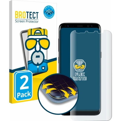 Afbeelding van BROTECT Screenprotector voor Samsung Galaxy S8 Folie Beschermfolie matte volledig dekking (2 Stuks)