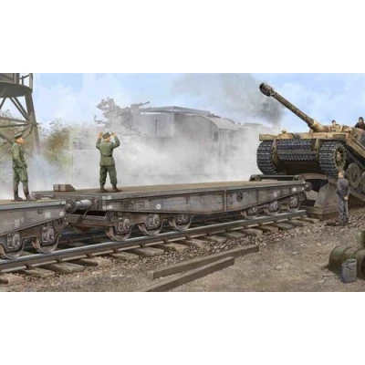 Image de Trumpeter Wagon plateforme de transport chars
