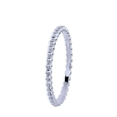 Afbeelding van Lucardi Ring silvercoloured, Dames, Maat: 60, Silver/coloured