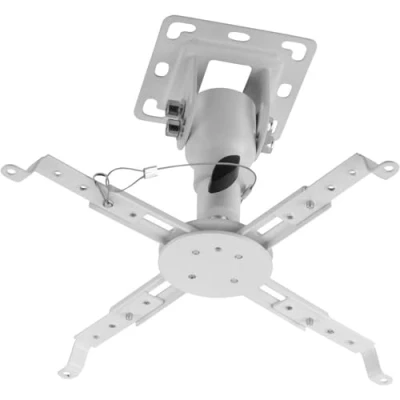 Afbeelding van Beamer Plafondbeugel 360 Draaibaar en 50 Kantelbaar Plafond afstand 17cm Tot 20kg Wit