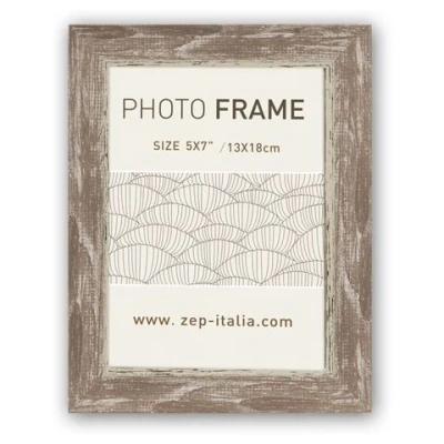 Afbeelding van ZEP Kunststof Fotolijst Tamigi Bruin voor foto formaat 10x15 cm CC446