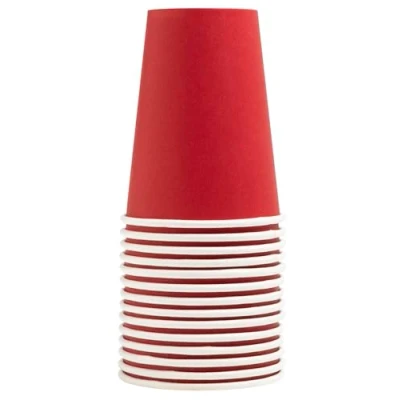 Afbeelding van Pro tafelkleed, ref. 89115i, 15 bekers, 20 cl, karton, rood