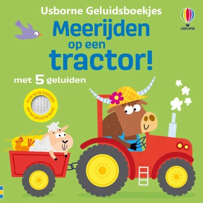 Afbeelding van Uitgeverij usborne geluidenboek meerijden op een tractor!