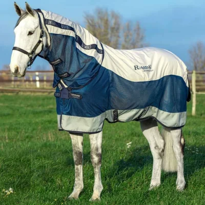 Afbeelding van Rambo Summer Series Turnout 0g Navy/Grey 160/213