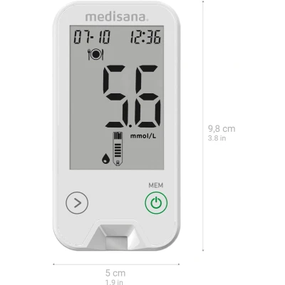 Afbeelding van Medisana Meditouch Bloedglucosemeter 1ST