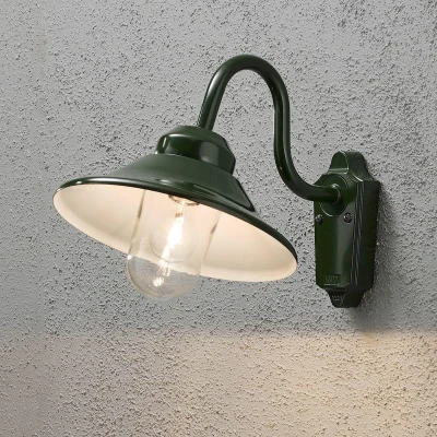 Afbeelding van Konstsmide Vega 556 600 Buitenlamp (wand) Spaarlamp, LED E27 60 W Groen