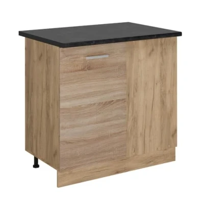 Afbeelding van Vicco Hoekkast R Line, Sonoma/Krachtige eik goud, 86 cm , WB Antraciet