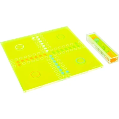 Afbeelding van Sunnylife Games Lucite Ludo Green / Acrylic Plastic