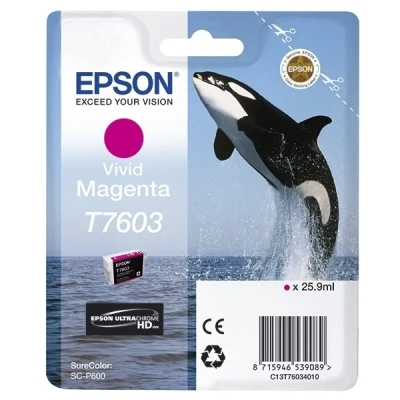 Image de Cartouche Epson Orque T7603 Ultrachrome Vivid Magenta