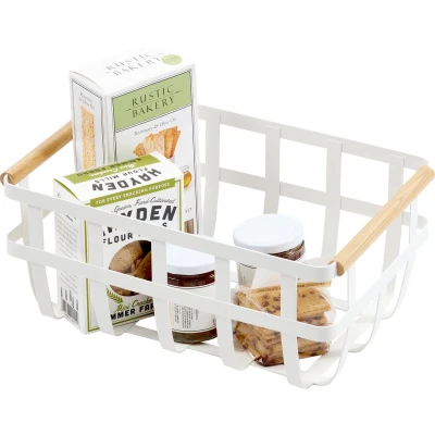 Afbeelding van Yamazaki Storage Basket 2 handles Tosca