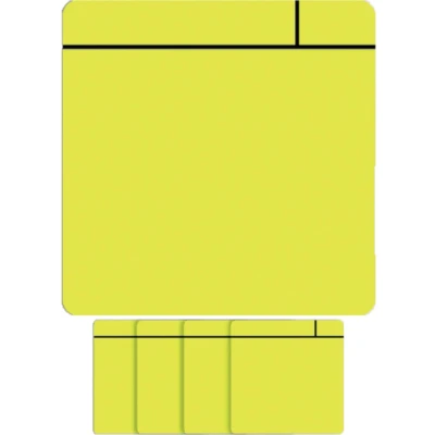 Afbeelding van Magneet scrum 75x75mm geel