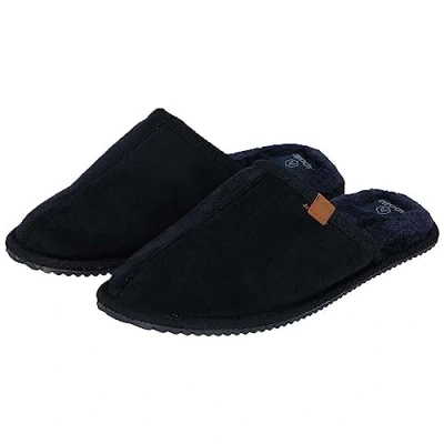 Afbeelding van Apollo Pantoffels heren Marine Blauw Zachte binnenvacht maat 43/44 Sloffen 43