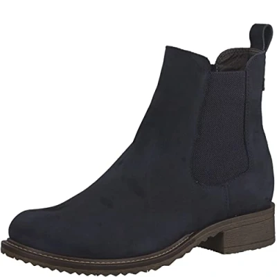 Afbeelding van Tamaris Chelsea 1 25056 27 dameslaarzen, normaal, maat: EU, Navy Blauw