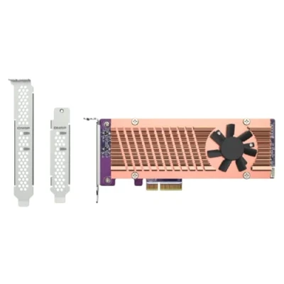 Image de QNAP QM2 2P 344 Contrôleur de stockage M.2 PCIe profil bas 3.0 x4 pour QGD 1600