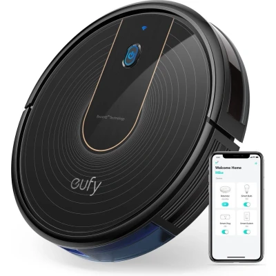 Afbeelding van Eufy RoboVac 15C Robotstofzuiger met Laadstation 1300PA Zuigkracht 4 Zijborstels