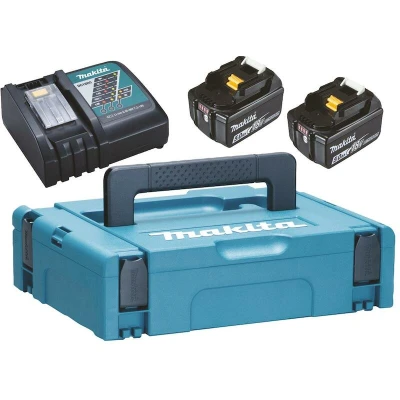 Afbeelding van Makita Toebehoren Set van 9A lader en 2x 18 V LXT 5.0 Ah accu 197624 2