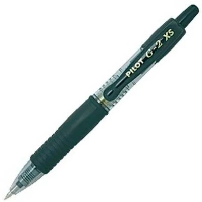 Afbeelding van Pen Roller Pilot G 2 XS Intrekbaar Zwart 0,4 mm (12 Stuks)