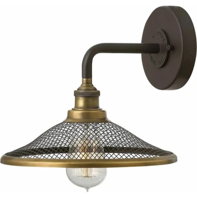 Afbeelding van Hinkley LED Wandlamp Rigby 1X E27 Max 60W Buckeye Bronze and Brass