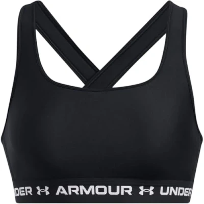 Afbeelding van Under Armour Sportbh met medium support, Dames, Maat: XXL, Black/white