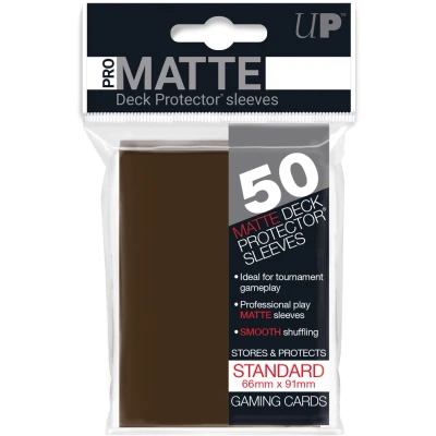 Afbeelding van Pro Deck Protectors Brown (50 stuks)