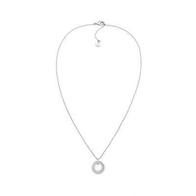 Afbeelding van Elli Kreis Kristalle Ketting, Dames, Maat: 42, Silber