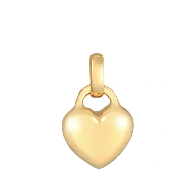 Afbeelding van Elli Heart Hanger goldcoloured, Dames, Maat: One Size, Gold coloured
