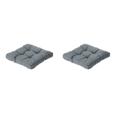 Afbeelding van Madison Florance zit Ca.60x60 Rib grey 2 stuks
