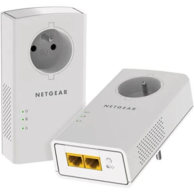 Image de Kit de 2 CPL PLP2000 2000 Mbps Prise filtrée intégrée et Ports Gigabit