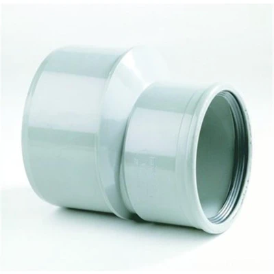 Afbeelding van Dyka Verloopstuk 1x spie manchet PVC grijs keurmerk BRL52100/BRL52200 125 x 110mm