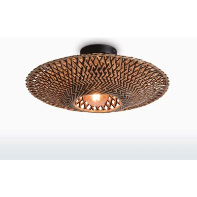 Afbeelding van GOOD&amp;MOJO Plafonniere Bali Bamboe Ø44cm Bruin