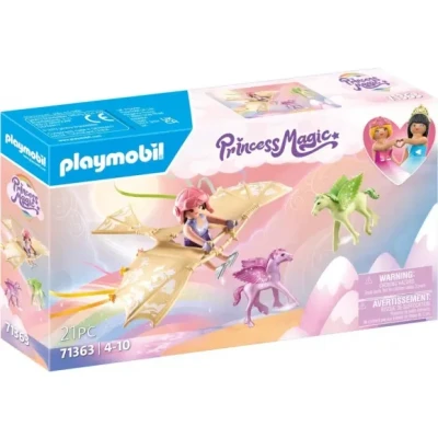 Afbeelding van Playmobil Princess Magic Himmlische uitstapje met Pegasus veulen 71363