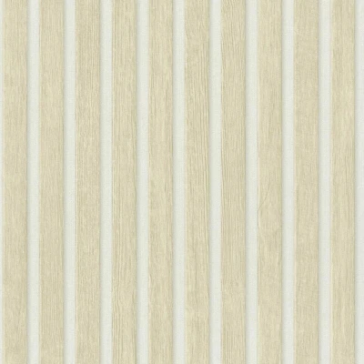 Afbeelding van LATTENWAND BEHANG industrieel Beige Wit A.S. Création Elements 2